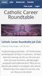 Mobile Screenshot of catholiccareerroundtable.com